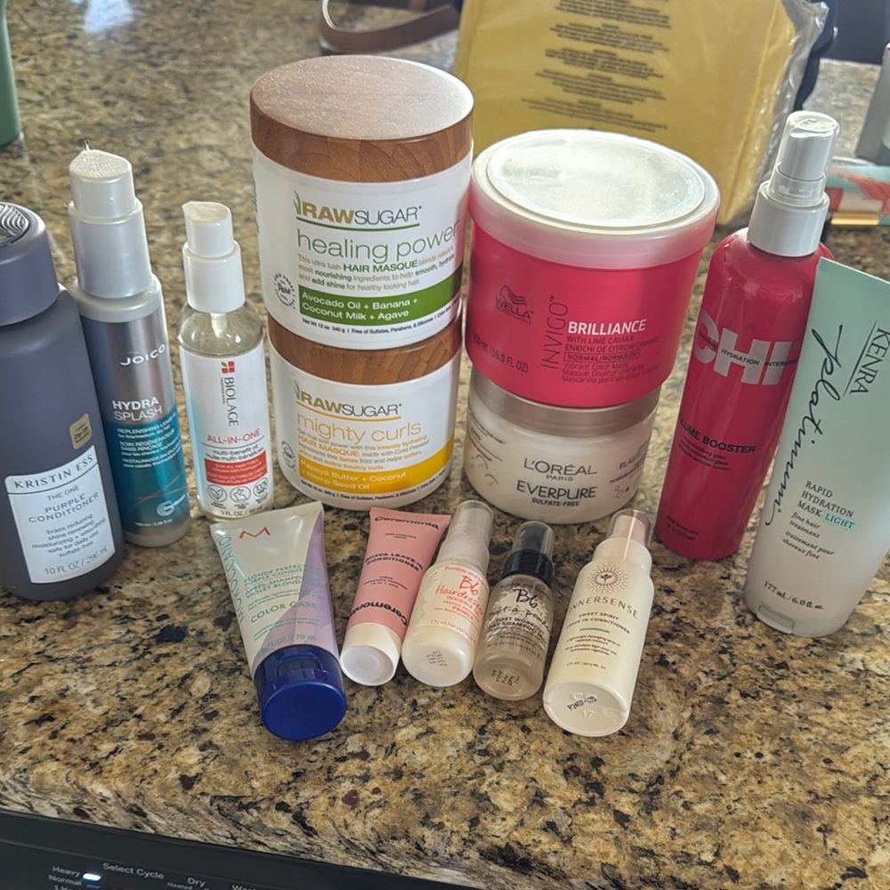 Hair care lot with professional haircare items